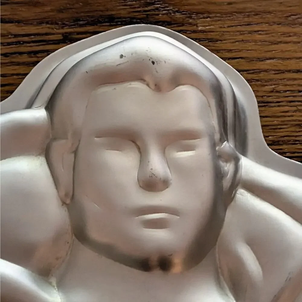 Vintage 1977 Wilton Superman Batman Cake Pan 502-1212 Retired Retro DC Comics